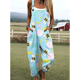 Blue Sky Bees Jumpsuit